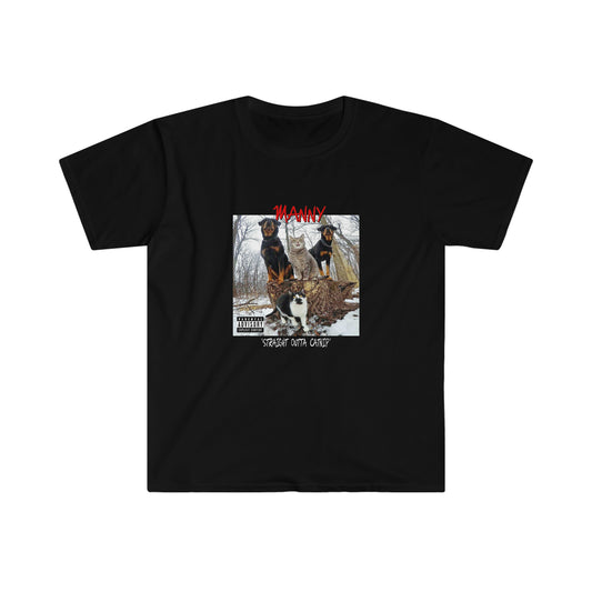 Manny the Selfie cat Album Cover Tshirt
