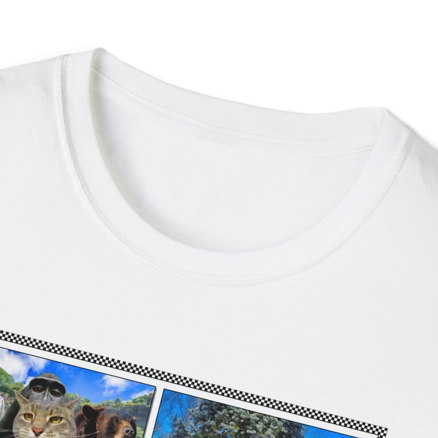 Manny The Selfie Cat Online vs Reality Tee