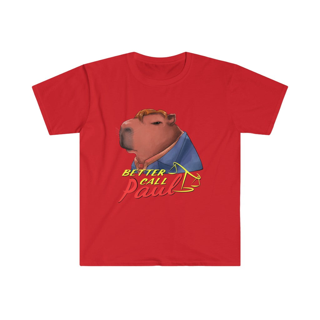 "Better Call Paul" Capybara Tee - Sexyberry