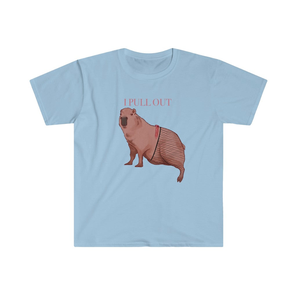"I Pull Out" Capybara Tee