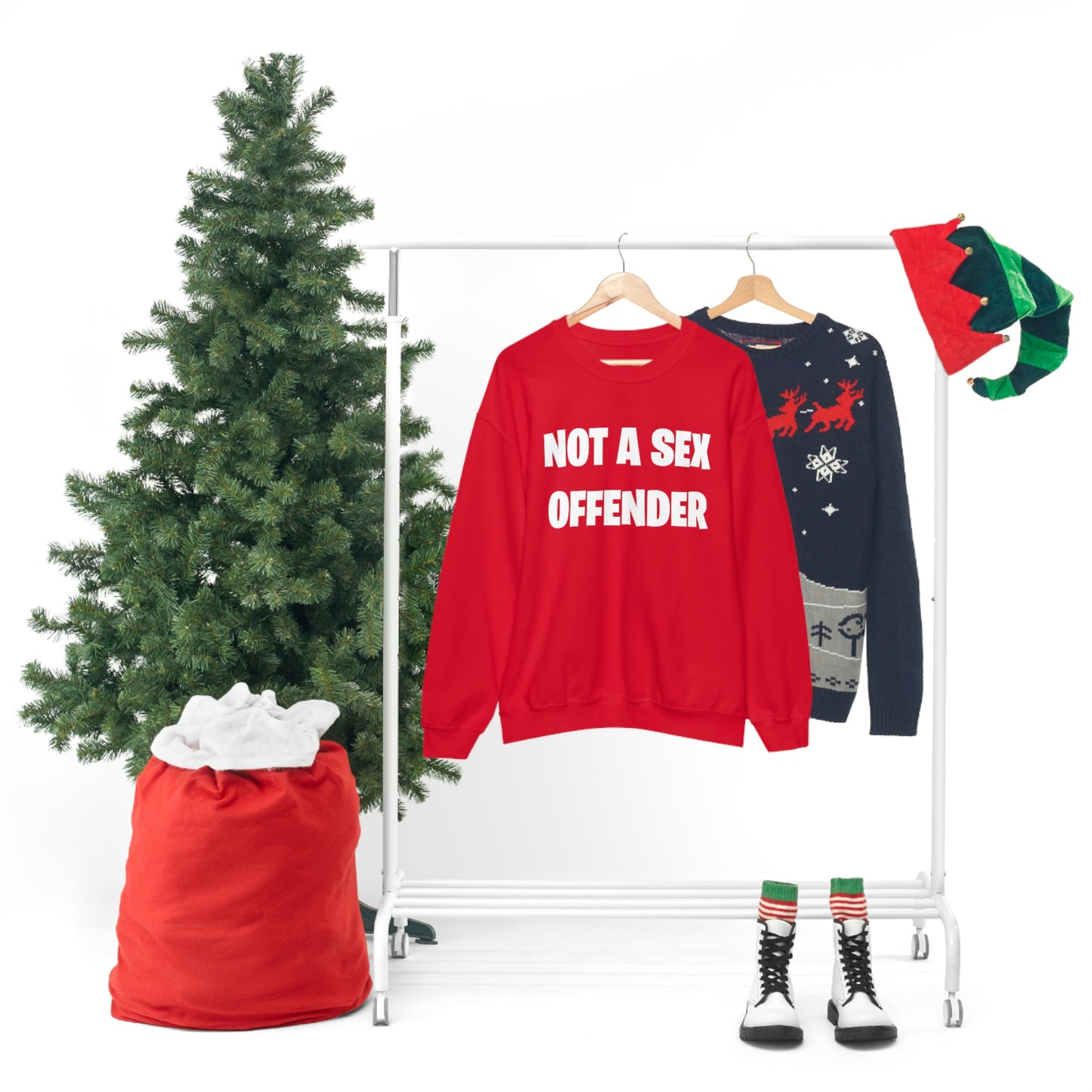 NOT A SEX OFFENDER Sweatshirt