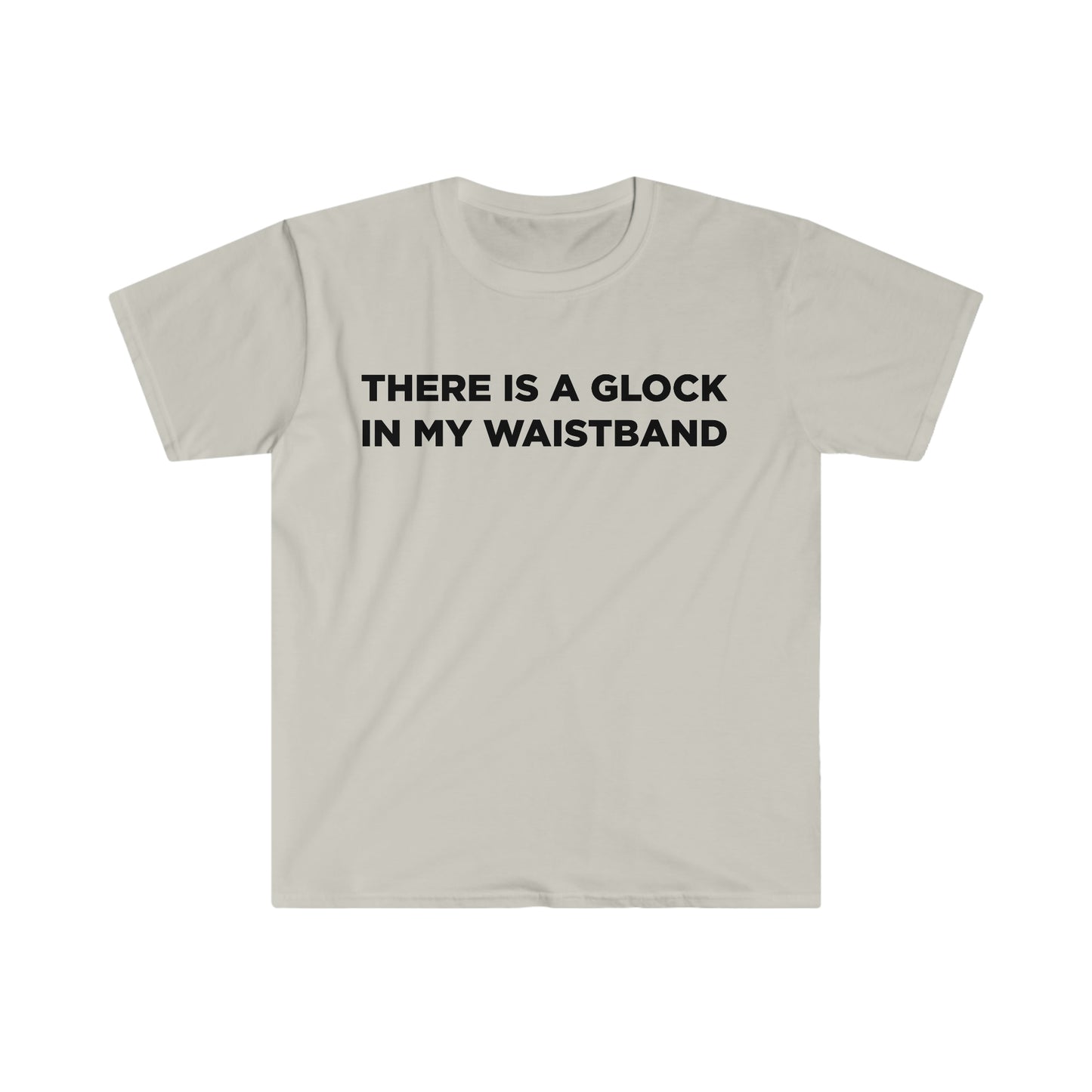 There is a glock in my waistband tshirt