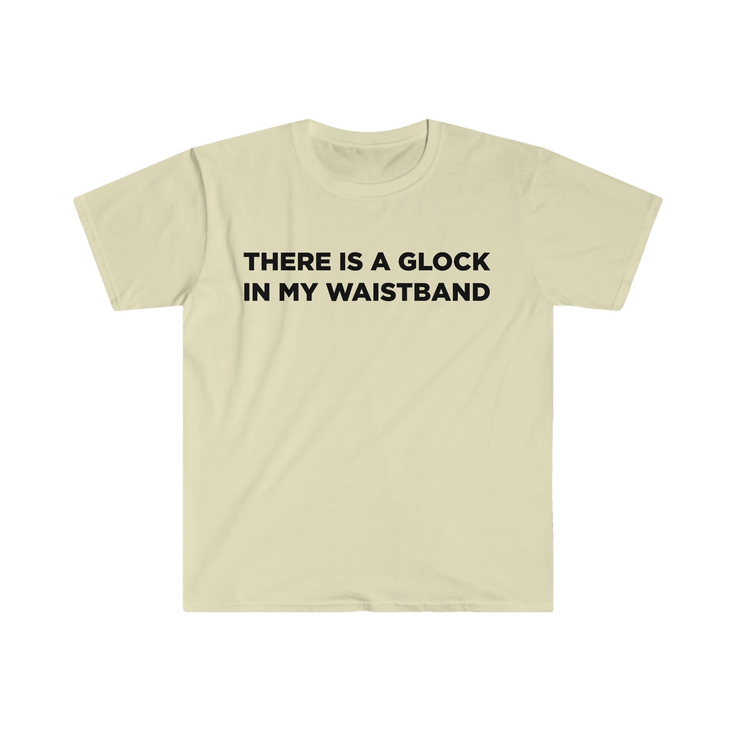 There is a glock in my waistband tshirt