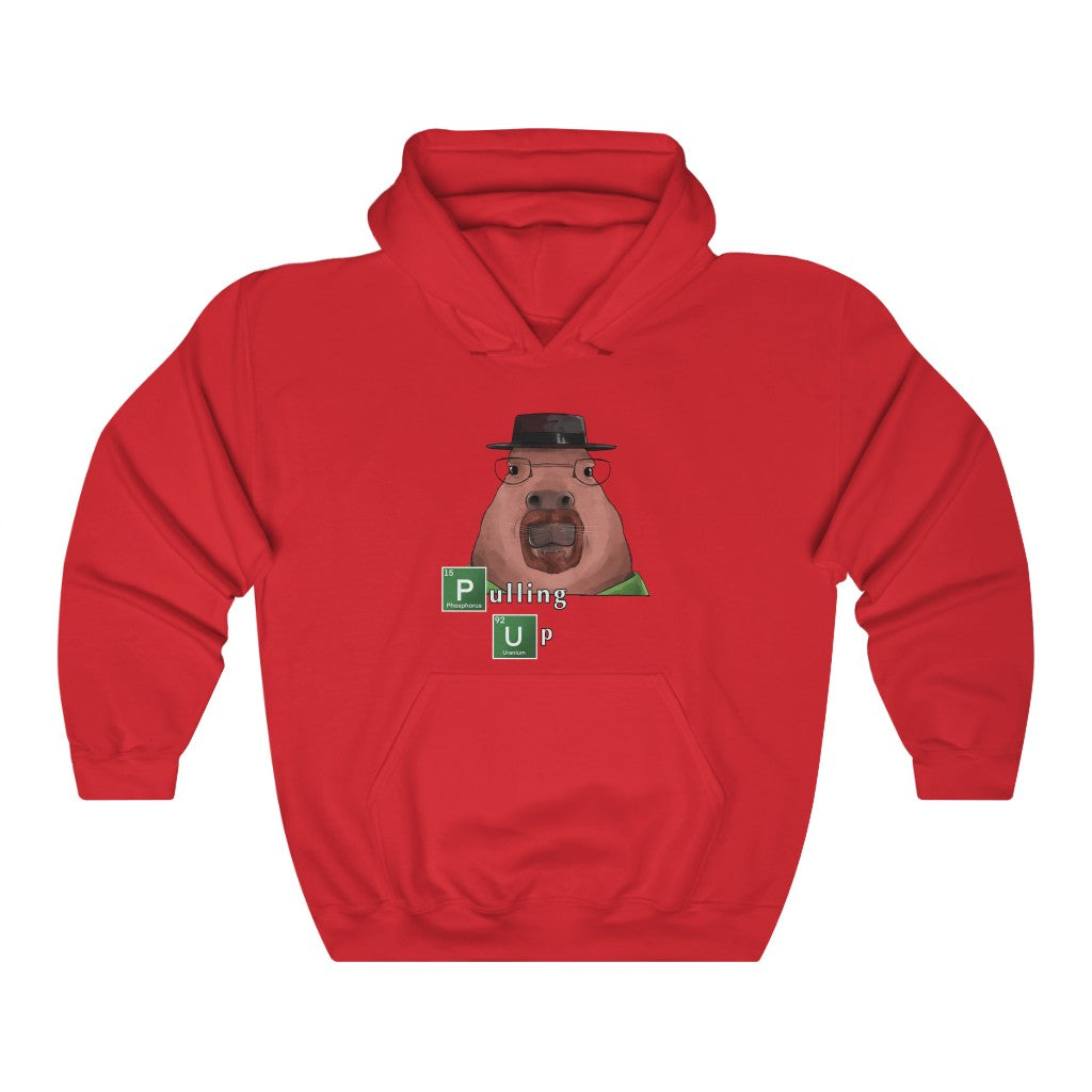 "Pulling Up" Capybara Hoodie - Sexyberry