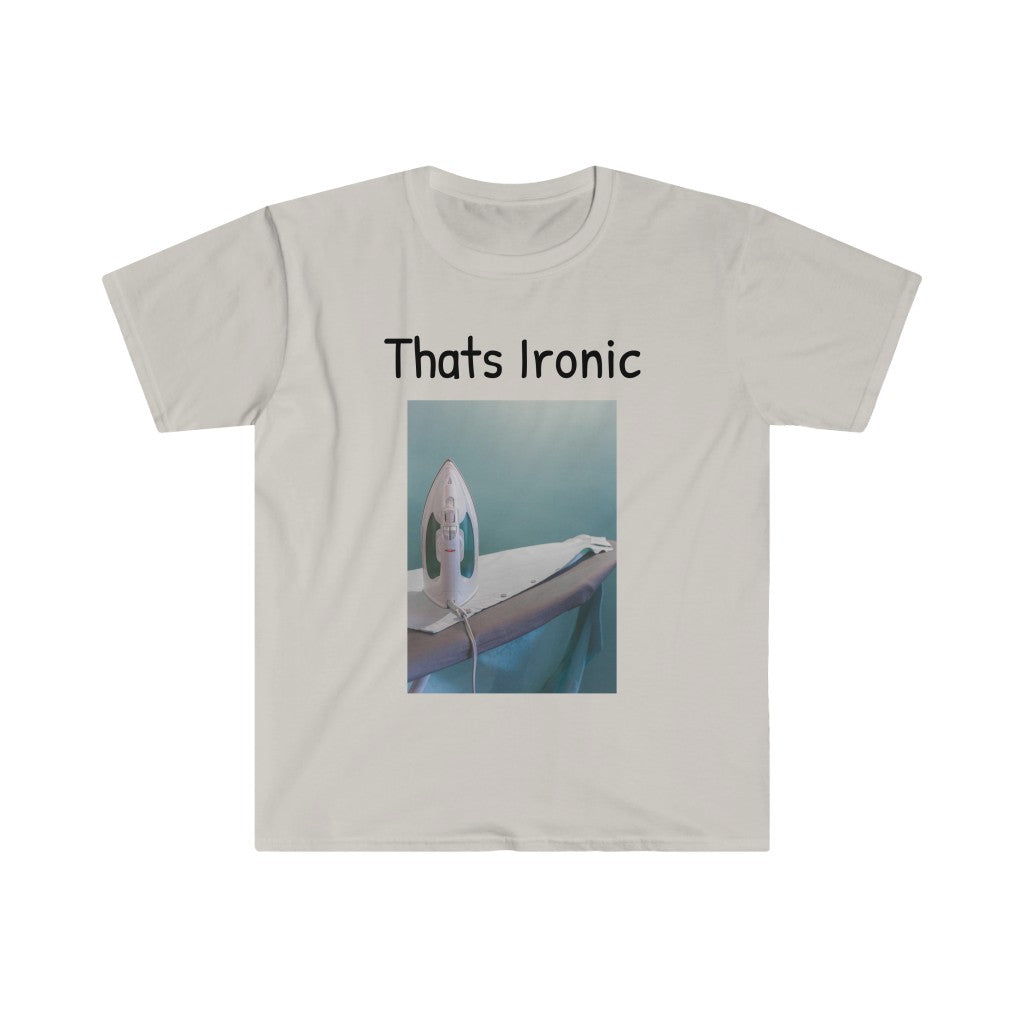 "That's Ironic" Tee - Sexyberry