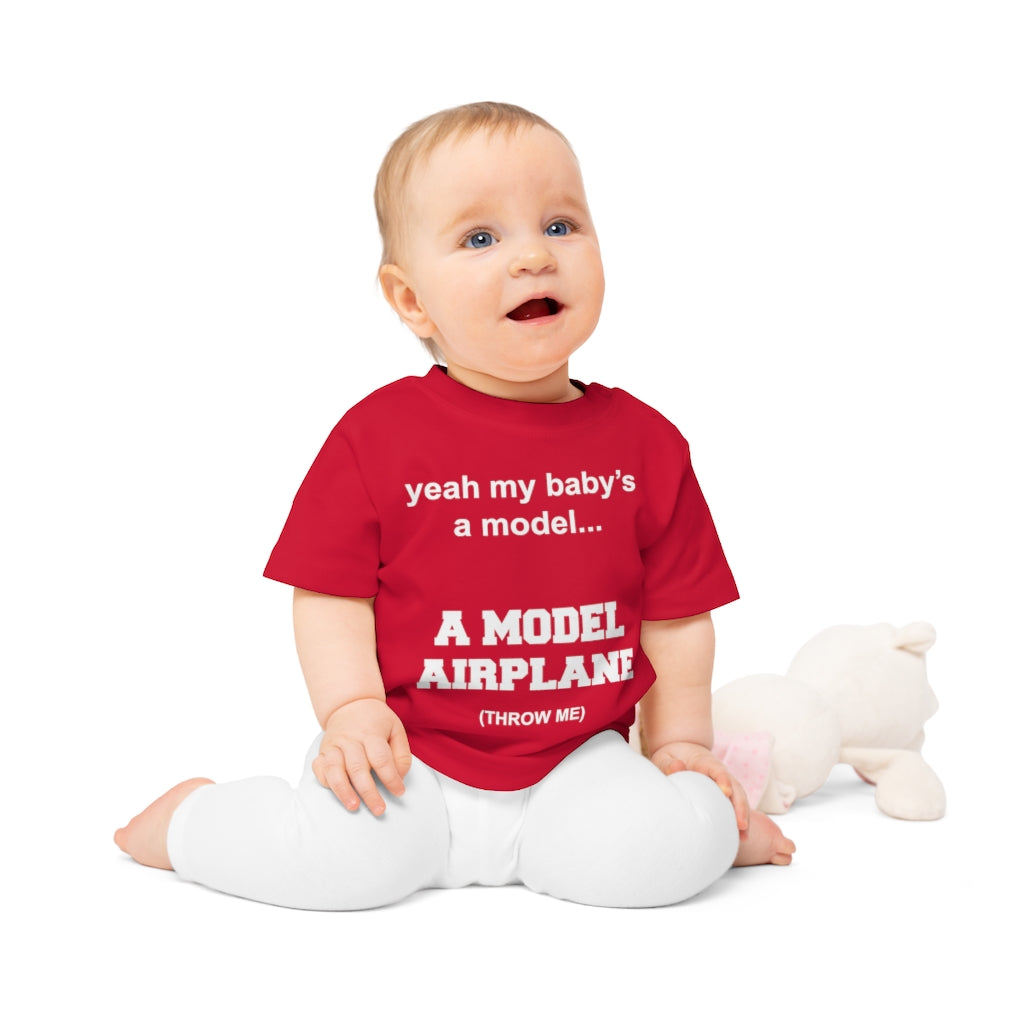 Model airplane baby shirt - Sexyberry