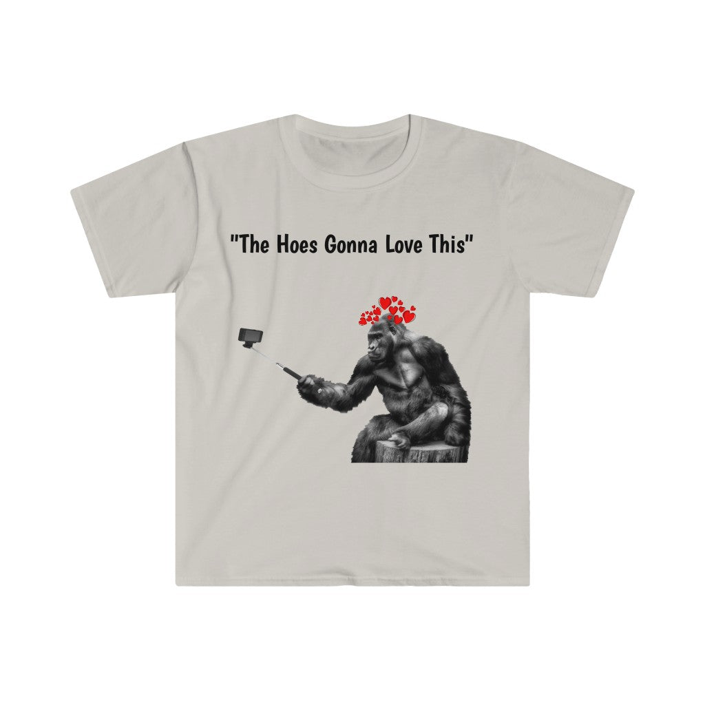 Monke Selfie Tee - Sexyberry
