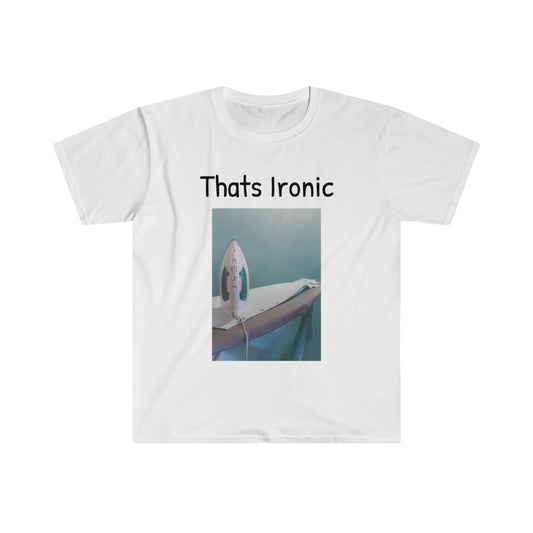 "That's Ironic" Tee - Sexyberry