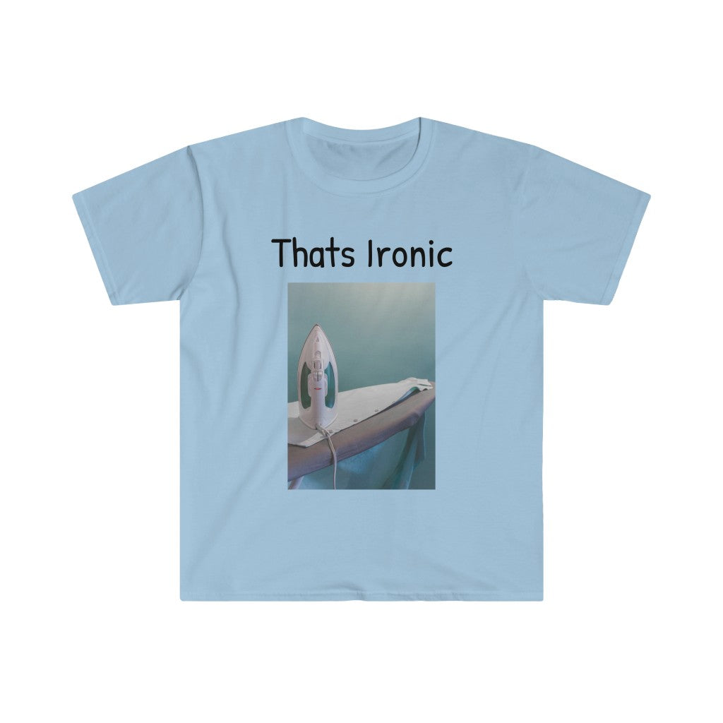 "That's Ironic" Tee - Sexyberry