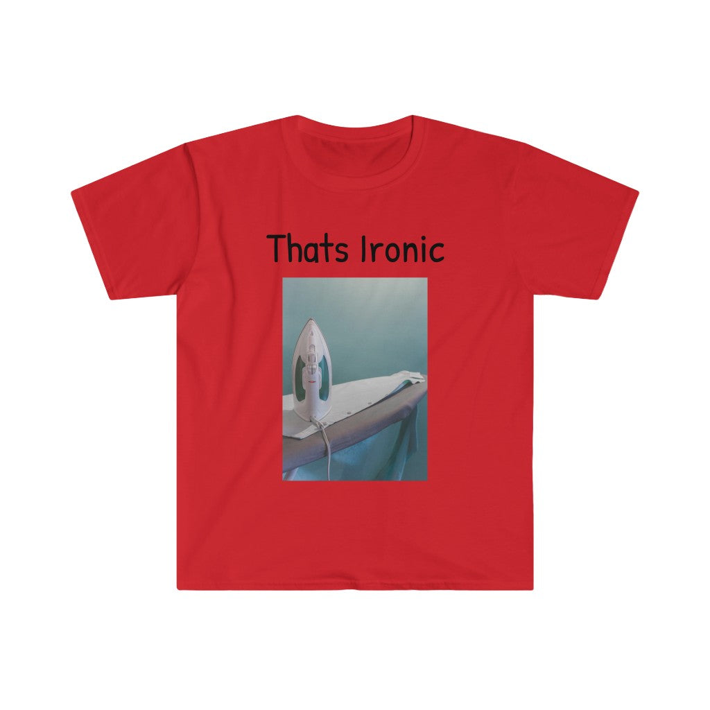 "That's Ironic" Tee - Sexyberry