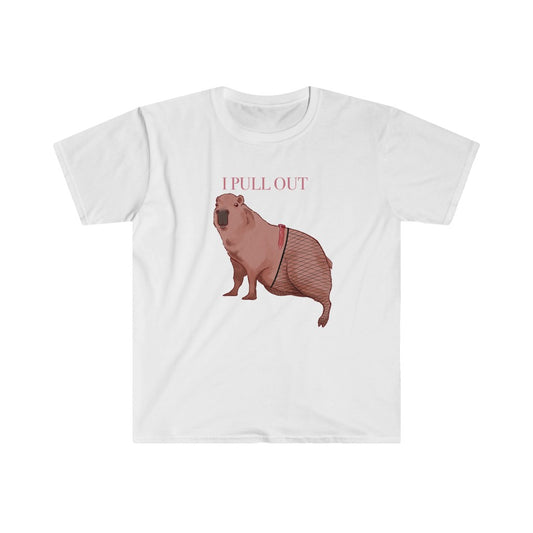 "I Pull Out" Capybara Tee