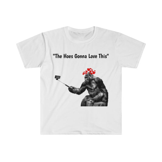 Monke Selfie Tee - Sexyberry