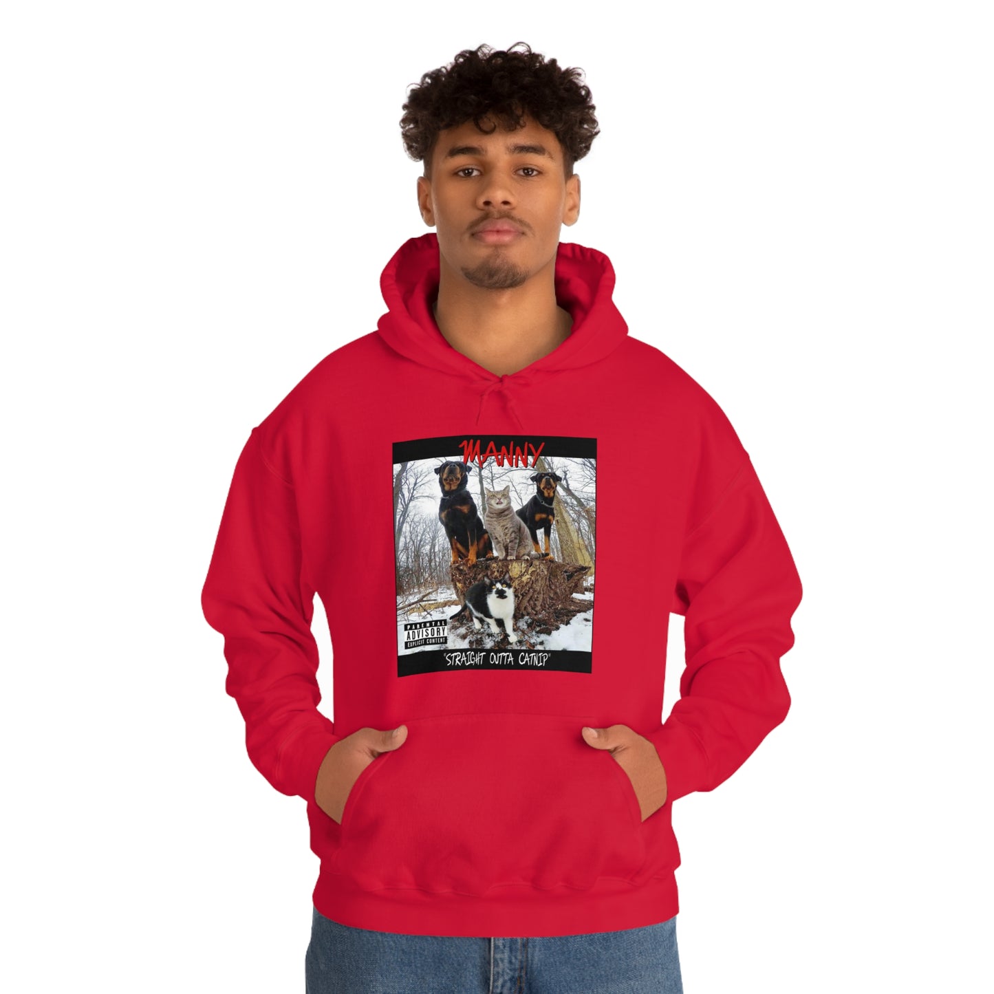 Manny the Selfie cat Album Cover | Hoodie