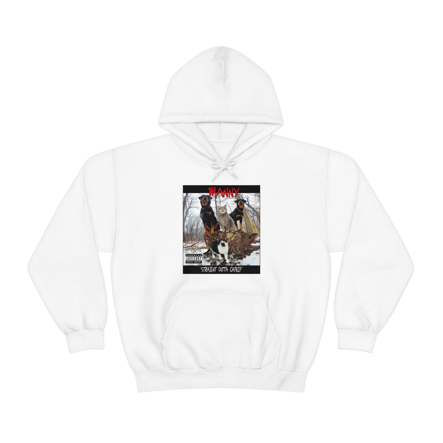 Manny the Selfie cat Album Cover | Hoodie