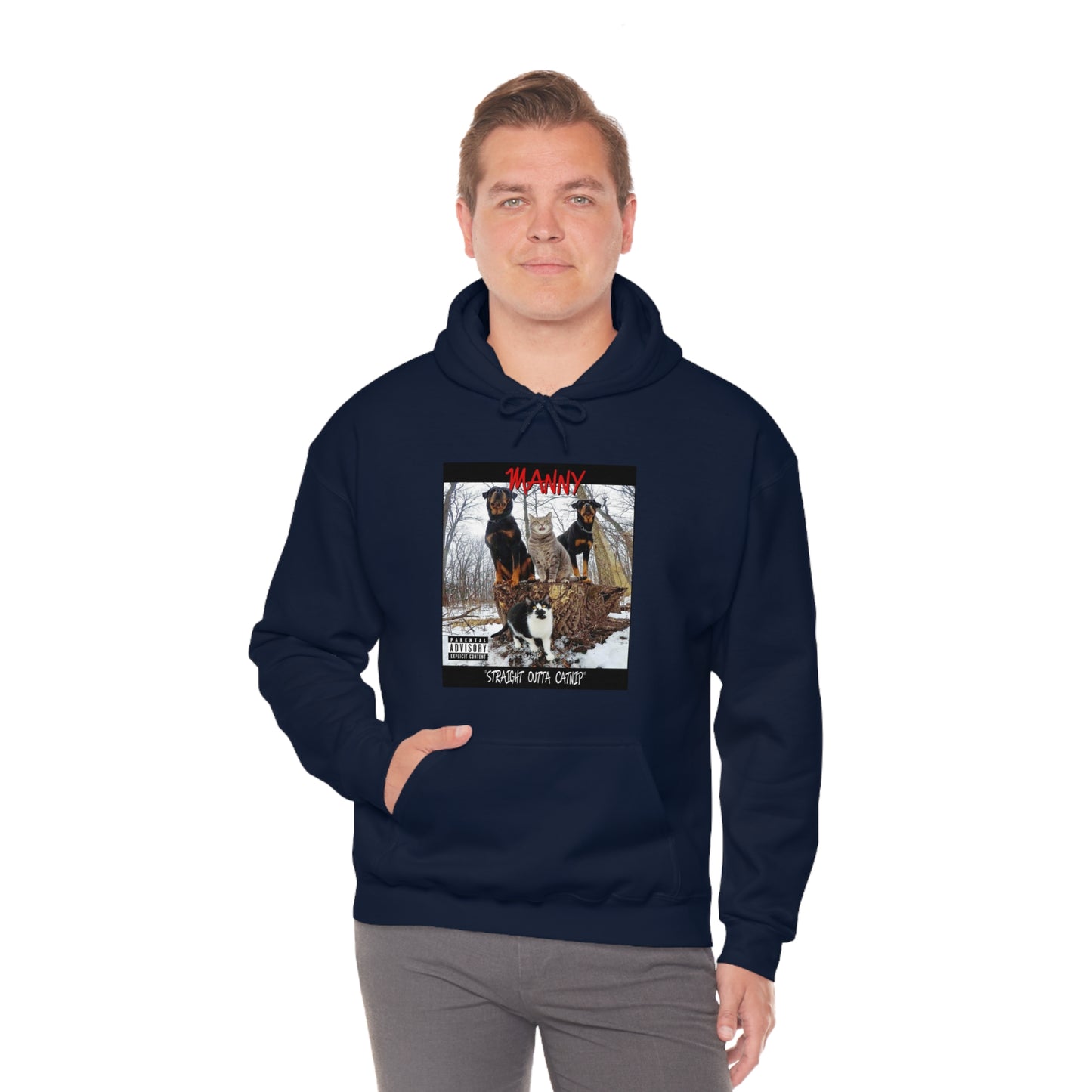 Manny the Selfie cat Album Cover | Hoodie