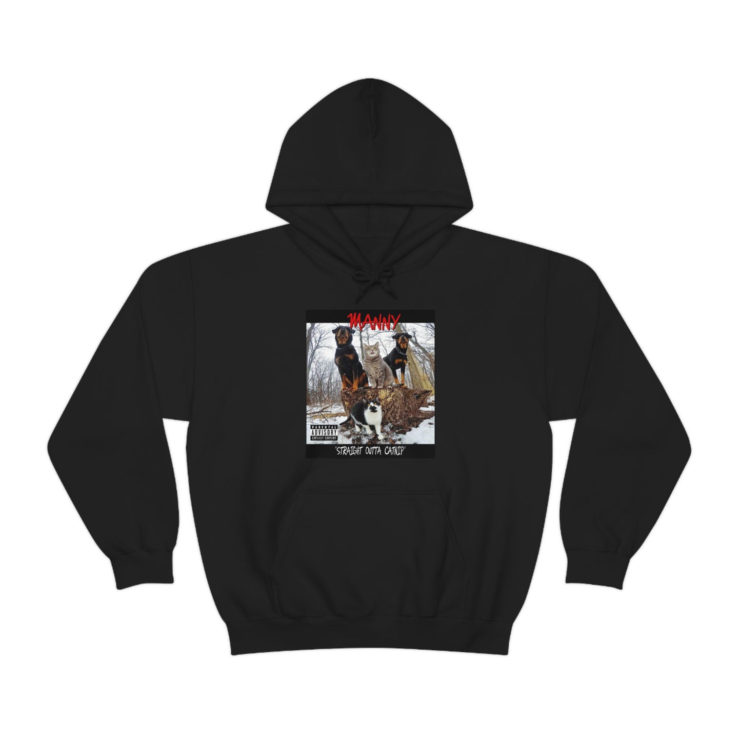 Manny the Selfie cat Album Cover | Hoodie