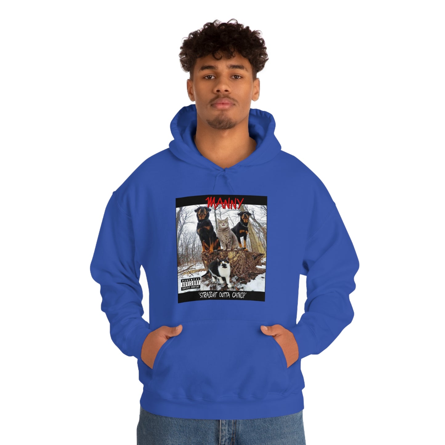 Manny the Selfie cat Album Cover | Hoodie