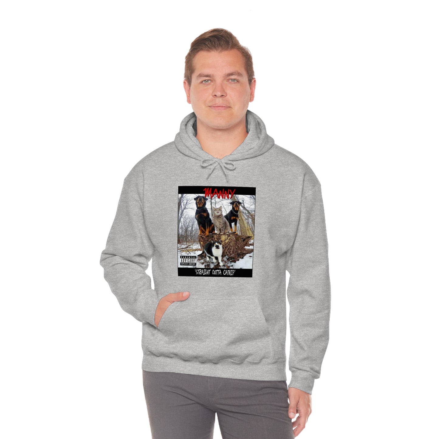 Manny the Selfie cat Album Cover | Hoodie