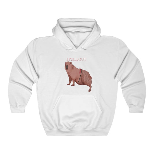 "I Pull Out" Capybara Hoodie - Sexyberry