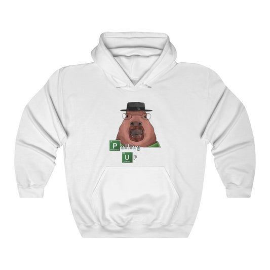 "Pulling Up" Capybara Hoodie - Sexyberry